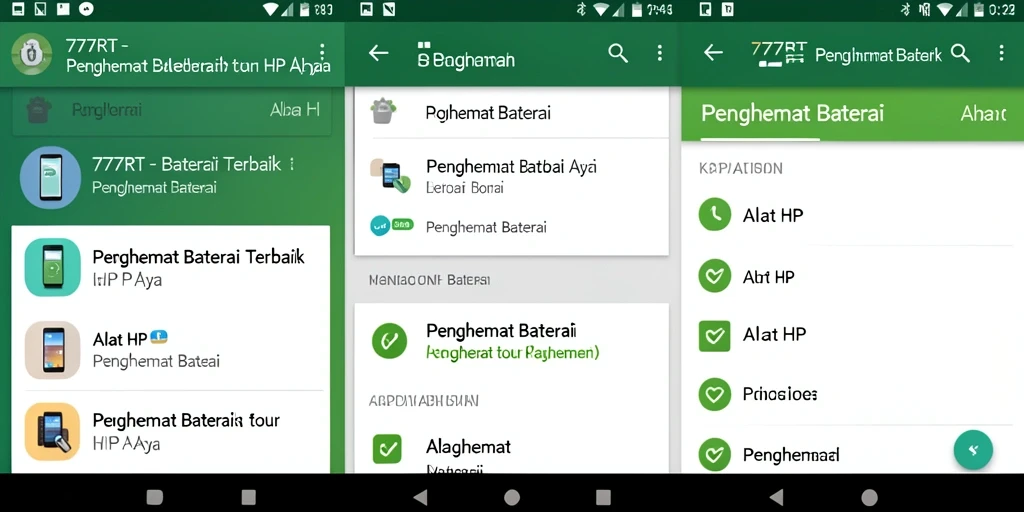 Tampilan antarmuka aplikasi 777RT yang sederhana dan fungsional.