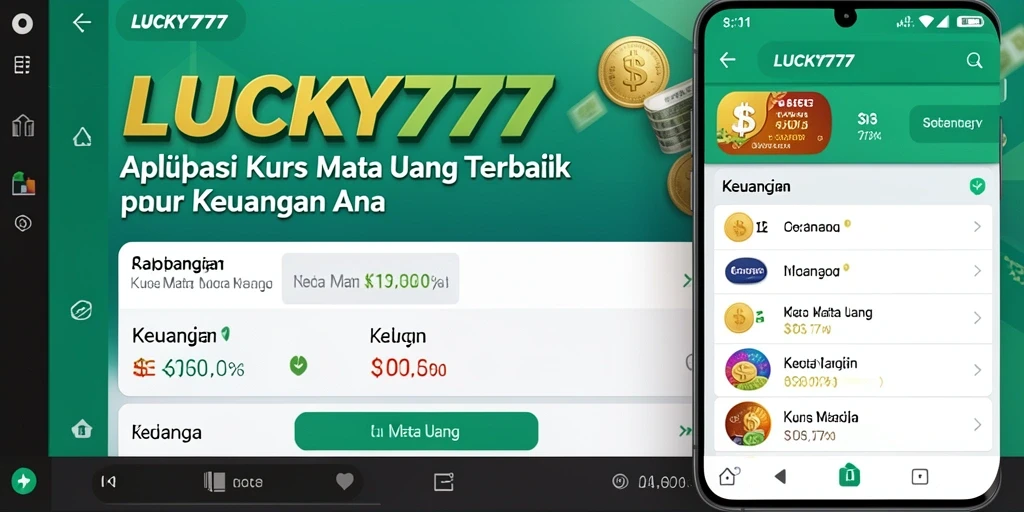 Antarmuka pengguna LUCKY777 yang modern dan informatif.