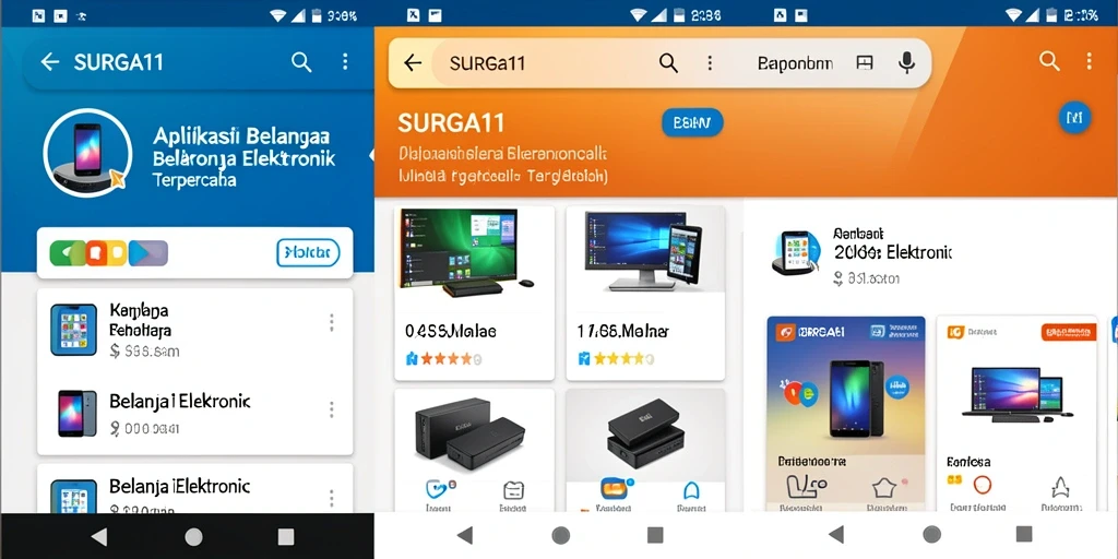 Tampilan antarmuka aplikasi SURGA11 yang modern dan mudah digunakan.